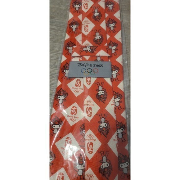Beijing 2008 Olympic Games Olympic Mascot Red Tie "Huanhuan" - Picture 2 of 4
